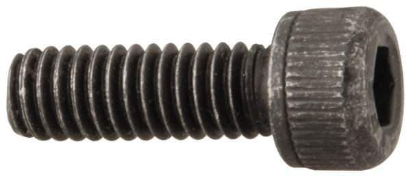 Value Collection - #5-44 UNF Hex Socket Drive, Socket Cap Screw - Alloy Steel, Black Oxide Finish, Fully Threaded, 3/8" Length Under Head - Eagle Tool & Supply