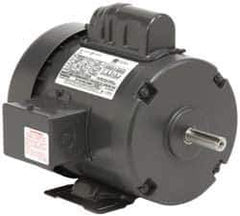 US Motors - 3/4 hp, TEFC Enclosure, Auto Thermal Protection, 3,450 RPM, 115/230 Volt, 60 Hz, Single Phase Permanent Split Capacitor (PSC) Motor - Size 56 Frame, Rigid Mount, 1 Speed, Ball Bearings, 9.8/4.9 Full Load Amps, A Class Insulation, Reversible - Eagle Tool & Supply