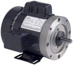 US Motors - 1 hp, Totally Enclosed Fan Cooled, Auto Thermal Protection, 1,725 RPM, 100-120/200-240 Volt, 50/60 Hz, Cap Start-Cap Run Motor - Size 56C Frame, C-Face Mount, 1 Speed, Ball Bearings, 11.0-9.2/5.5-4.7 Full Load Amps, B Class Insulation - Eagle Tool & Supply