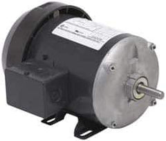 US Motors - 1/3 hp, TEFC Enclosure, No Thermal Protection, 3,450 RPM, 115 Volt, 60 Hz, Single Phase Split Phase Motor - Size 48 Frame, Rigid Mount, 1 Speed, Ball Bearings, 5.40 Full Load Amps, B Class Insulation, Reversible - Eagle Tool & Supply