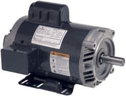 US Motors - 7-1/2 hp, ODP Enclosure, 1,730 RPM, 230 Volt, 60 Hz, Industrial Electric AC/DC Motor - Size 215 Frame, Horizontal-Footed Mount, 1 Speed, Ball Bearings, 35.6 Full Load Amps, F Class Insulation - Eagle Tool & Supply