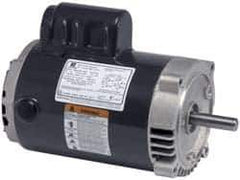 US Motors - 1 hp, ODP Enclosure, No Thermal Protection, 1,725 RPM, 115/208-230 Volt, 60 Hz, Industrial Electric AC/DC Motor - Size 56 Frame, C-Face Mount, 1 Speed, Ball Bearings, 14.8/7.5-7.3 Full Load Amps, B Class Insulation, CCW Lead End Rev - Eagle Tool & Supply