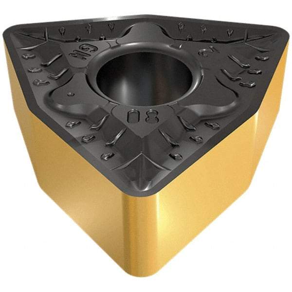 Iscar - WNMG432 GN Grade IC928 Carbide Turning Insert - TiAlN Finish, 80° Trigon, 1/2" Inscr Circle, 3/16" Thick, 1/32" Corner Radius - Eagle Tool & Supply
