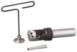 Everede Tool - 3/8" Shank Diam, Indexable Boring Bar - 4" Max Bore Depth, TPGB/TPGH Insert - Eagle Tool & Supply