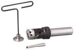 Everede Tool - 3/8" Shank Diam, Indexable Boring Bar - 4" Max Bore Depth, TPGB/TPGH Insert - Eagle Tool & Supply