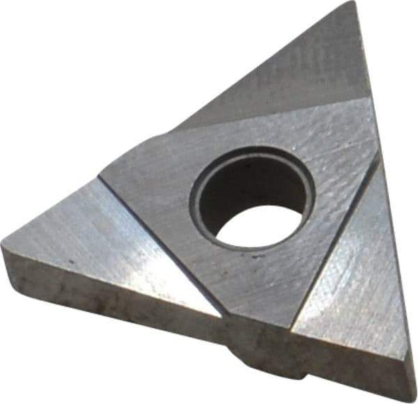 Interstate - 43TNMA Grade I22, 5/32" Cutting Width Carbide Grooving Insert - 0.21" Max Depth of Cut, Right Hand, Uncoated - Eagle Tool & Supply