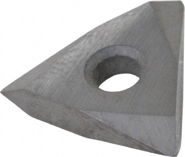 Interstate - TNMA32 60° V Grade C520 Internal/External On Edge Threading Insert - Uncoated, 8-36" External TPI, 8-20" Internal TPI, 3/8" Inscribed Circle, Neutral Cut - Eagle Tool & Supply