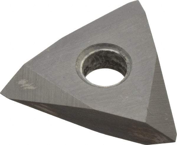 Interstate - TNMA32 60° V Grade C550 Internal/External On Edge Threading Insert - Uncoated, 8-36" External TPI, 8-20" Internal TPI, 3/8" Inscribed Circle, Neutral Cut - Eagle Tool & Supply