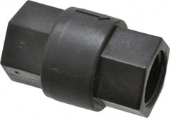 Specialty Mfr - 3/4" Polypropylene Check Valve - Inline, FNPT x FNPT, 125 WOG - Eagle Tool & Supply