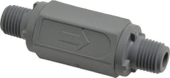 Specialty Mfr - 1/4" PVC Check Valve - Inline, MNPT x MNPT, 125 WOG - Eagle Tool & Supply