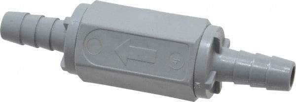 Specialty Mfr - 3/8" PVC Check Valve - Inline, Barb x Barb, 125 WOG - Eagle Tool & Supply