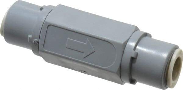 Specialty Mfr - 3/8" PVC Check Valve - Inline, Push To Connect x Push To Connect, 125 WOG - Eagle Tool & Supply