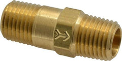 Specialty Mfr - 1/4" Brass Check Valve - Inline, MNPT x MNPT, 500 WOG - Eagle Tool & Supply