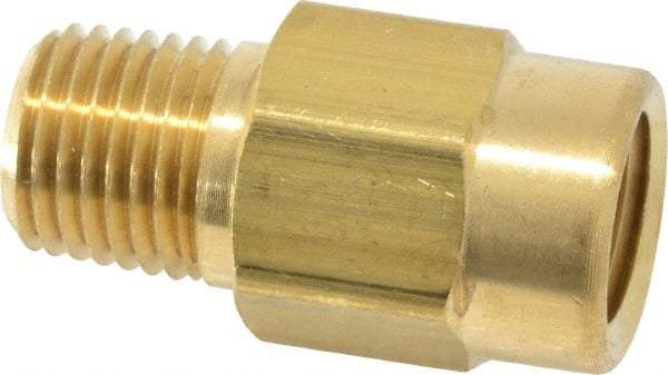 Specialty Mfr - 1/4" Brass Check Valve - Inline, FNPT x MNPT, 500 WOG - Eagle Tool & Supply