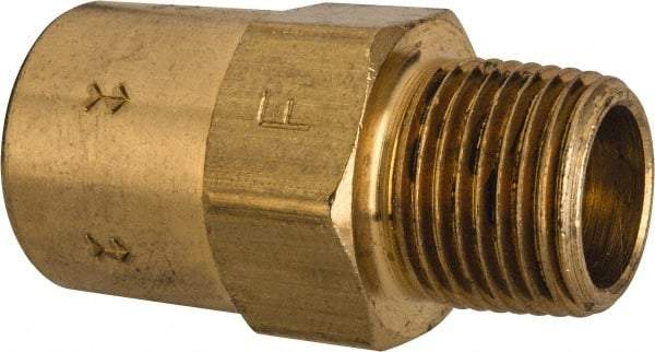 Specialty Mfr - 3/8" Brass Check Valve - Inline, FNPT x MNPT, 500 WOG - Eagle Tool & Supply