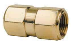 Specialty Mfr - 3/8" Brass Check Valve - Inline, FNPT x FNPT, 1,200 WOG - Eagle Tool & Supply