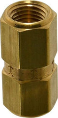 Specialty Mfr - 1/4" Brass Check Valve - Inline, FNPT x FNPT, 1,200 WOG - Eagle Tool & Supply