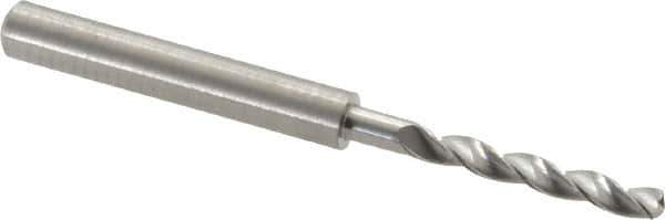M.A. Ford - 3.6mm 150° Solid Carbide Jobber Drill - Bright Finish, Right Hand Cut, Parabolic Flute, Straight Shank, 66mm OAL, Standard Point - Eagle Tool & Supply
