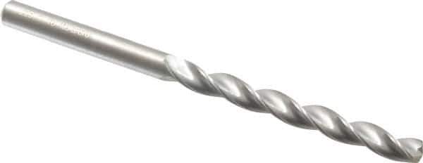 M.A. Ford - #18 150° Solid Carbide Jobber Drill - Bright Finish, Right Hand Cut, Parabolic Flute, Straight Shank, 2-3/4" OAL, Standard Point - Eagle Tool & Supply
