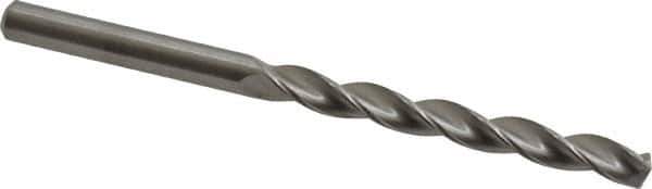 M.A. Ford - #17 150° Solid Carbide Jobber Drill - Bright Finish, Right Hand Cut, Parabolic Flute, Straight Shank, 2-3/4" OAL, Standard Point - Eagle Tool & Supply