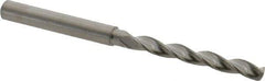 M.A. Ford - 4.9mm 150° Solid Carbide Jobber Drill - Bright Finish, Right Hand Cut, Parabolic Flute, Straight Shank, 82mm OAL, Standard Point - Eagle Tool & Supply