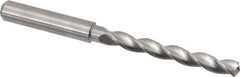 M.A. Ford - 6.2mm 150° Solid Carbide Jobber Drill - Bright Finish, Right Hand Cut, Parabolic Flute, Straight Shank, 91mm OAL, Standard Point - Eagle Tool & Supply