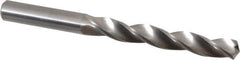 M.A. Ford - 11/32" 150° Solid Carbide Jobber Drill - Bright Finish, Right Hand Cut, Parabolic Flute, Straight Shank, 4" OAL, Standard Point - Eagle Tool & Supply