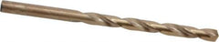 Hertel - #1 135° Cobalt Jobber Drill - Oxide/Gold Finish, Right Hand Cut, Spiral Flute, Straight Shank, 3-7/8" OAL, Split Point - Eagle Tool & Supply