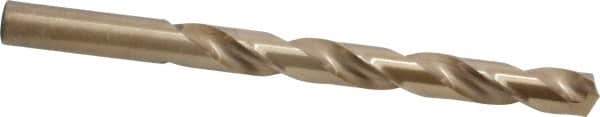 Hertel - Letter Z 135° Cobalt Jobber Drill - Oxide/Gold Finish, Right Hand Cut, Spiral Flute, Straight Shank, Split Point - Eagle Tool & Supply