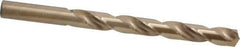 Hertel - Letter Z 135° Cobalt Jobber Drill - Oxide/Gold Finish, Right Hand Cut, Spiral Flute, Straight Shank, Split Point - Eagle Tool & Supply