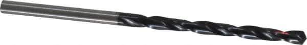 Hertel - 1/8" 135° Cobalt Jobber Drill - TiAlN Finish, Right Hand Cut, Spiral Flute, Straight Shank, 2-3/4" OAL, Split Point - Eagle Tool & Supply