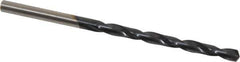 Hertel - 5/32" 135° Cobalt Jobber Drill - TiAlN Finish, Right Hand Cut, Spiral Flute, Straight Shank, 3-1/8" OAL, Split Point - Eagle Tool & Supply