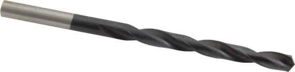Hertel - 15/64" 135° Cobalt Jobber Drill - TiAlN Finish, Right Hand Cut, Spiral Flute, Straight Shank, 3-7/8" OAL, Split Point - Eagle Tool & Supply