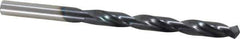 Hertel - 17/64" 135° Cobalt Jobber Drill - TiAlN Finish, Right Hand Cut, Spiral Flute, Straight Shank, 4-1/8" OAL, Split Point - Eagle Tool & Supply