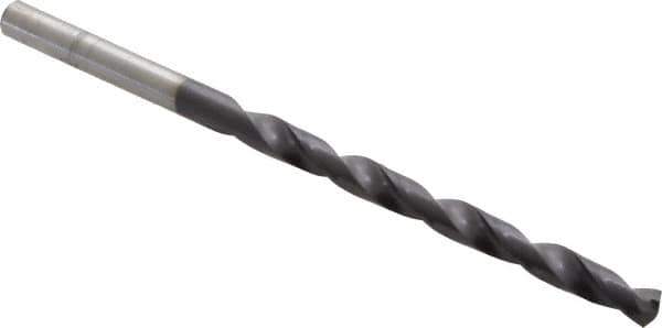 Hertel - #16 135° Cobalt Jobber Drill - TiAlN Finish, Right Hand Cut, Spiral Flute, Straight Shank, 3-3/8" OAL, Split Point - Eagle Tool & Supply