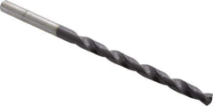 Hertel - #16 135° Cobalt Jobber Drill - TiAlN Finish, Right Hand Cut, Spiral Flute, Straight Shank, 3-3/8" OAL, Split Point - Eagle Tool & Supply