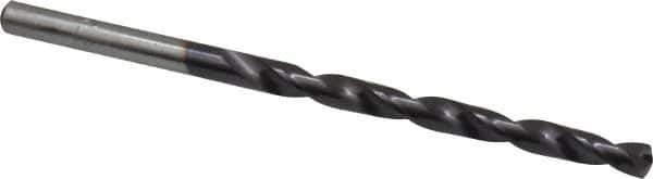 Hertel - #18 135° Cobalt Jobber Drill - TiAlN Finish, Right Hand Cut, Spiral Flute, Straight Shank, 3-1/4" OAL, Split Point - Eagle Tool & Supply