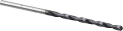 Hertel - #31 135° Cobalt Jobber Drill - TiAlN Finish, Right Hand Cut, Spiral Flute, Straight Shank, 2-3/4" OAL, Split Point - Eagle Tool & Supply