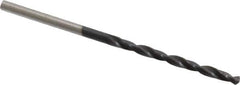 Hertel - #33 135° Cobalt Jobber Drill - TiAlN Finish, Right Hand Cut, Spiral Flute, Straight Shank, 2-5/8" OAL, Split Point - Eagle Tool & Supply