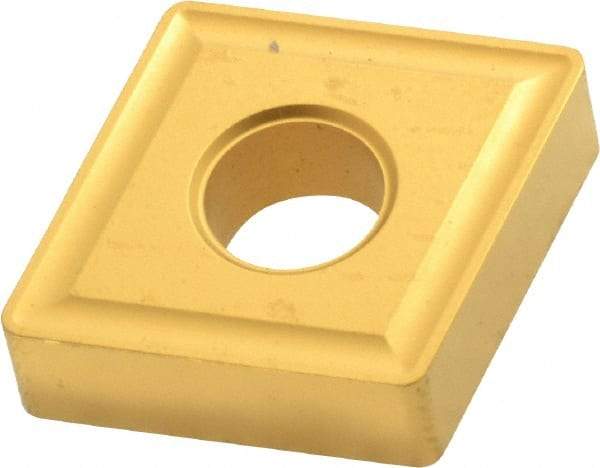 Value Collection - CNMG643 Grade TCN55 Carbide Turning Insert - TiC/TiN Finish, 80° Diamond, 3/4" Inscr Circle, 1/4" Thick, 3/64" Corner Radius, 19.3mm Long - Eagle Tool & Supply
