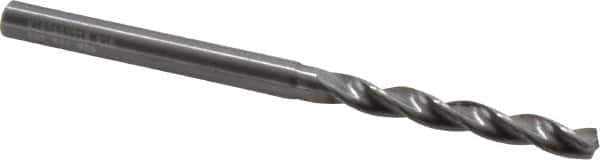Kennametal - 11/64" 130° Solid Carbide Jobber Drill - Bright Finish, Right Hand Cut, Spiral Flute, Straight Shank, 2.91" OAL, Standard Point - Eagle Tool & Supply