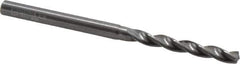 Kennametal - 11/64" 130° Solid Carbide Jobber Drill - Bright Finish, Right Hand Cut, Spiral Flute, Straight Shank, 2.91" OAL, Standard Point - Eagle Tool & Supply
