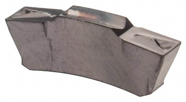 Iscar - 302TGMF Grade IC908, 3mm Cutting Width Carbide Grooving Insert - 1.8mm Max Depth of Cut, Neutral, 0.2mm Corner Radius, TiAlN Finish - Eagle Tool & Supply
