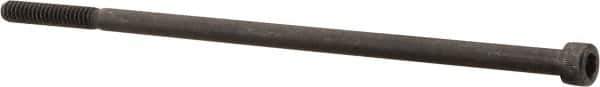 Value Collection - #10-24 UNC Hex Socket Drive, Socket Cap Screw - Alloy Steel, Black Oxide Finish, Partially Threaded, 5" Length Under Head - Eagle Tool & Supply