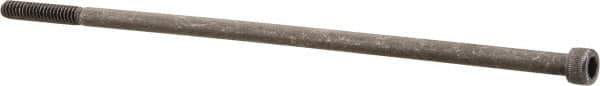 Value Collection - #10-24 UNC Hex Socket Drive, Socket Cap Screw - Alloy Steel, Black Oxide Finish, Partially Threaded, 6" Length Under Head - Eagle Tool & Supply