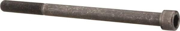 Value Collection - 3/8-24 UNF Hex Socket Drive, Socket Cap Screw - Alloy Steel, Black Oxide Finish, Partially Threaded, 5-1/2" Length Under Head - Eagle Tool & Supply