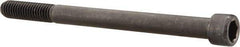 Value Collection - 7/16-14 UNC Hex Socket Drive, Socket Cap Screw - Alloy Steel, Black Oxide Finish, Partially Threaded, 5-1/2" Length Under Head - Eagle Tool & Supply