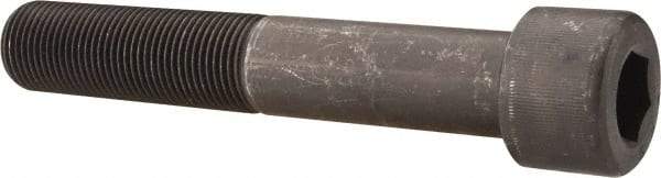 Value Collection - 1-12 UNF Hex Socket Drive, Socket Cap Screw - Alloy Steel, Black Oxide Finish, Partially Threaded, 6" Length Under Head - Eagle Tool & Supply