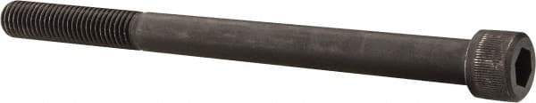 Value Collection - 9/16-12 UNC Hex Socket Drive, Socket Cap Screw - Alloy Steel, Black Oxide Finish, Partially Threaded, 7-1/2" Length Under Head - Eagle Tool & Supply