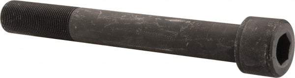 Value Collection - 1-1/4 - 12 UNF Hex Socket Drive, Socket Cap Screw - Alloy Steel, Black Oxide Finish, Partially Threaded, 10" Length Under Head - Eagle Tool & Supply